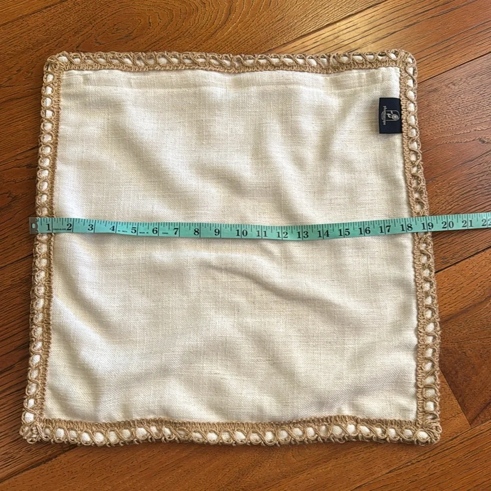 Phantoscope Farmhouse Linen Throw Pillow Covers